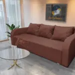 Joki ágyazható ágyneműtartós kanapé toszkán vörös szövettel