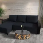 Linda sarokkanapé remek ónix szövettel