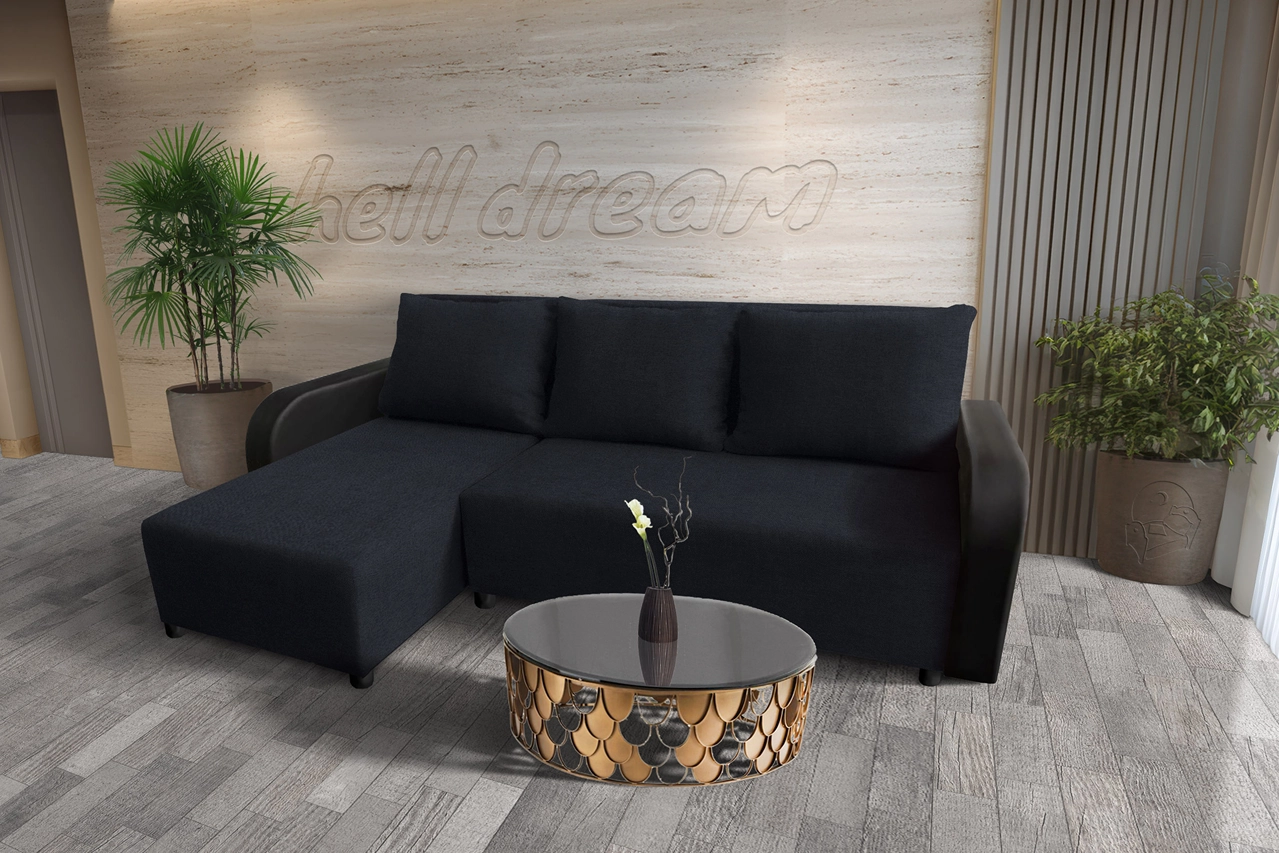 Linda sarokkanapé remek ónix szövettel