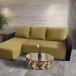 Linda sarokkanapé remek száraz olíva szövettel