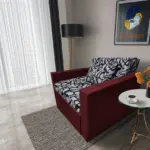 Tosca ágyneműtartós fotelágy ódon borvörös szövet