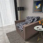 Tosca ágyneműtartós fotelágy pasztell taupe szövet