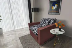 Tosca ágyneműtartós fotelágy toszkán vörös szövet