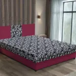 Tosca franciaágy szeder és tosca mintás szövet