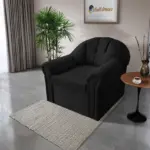 Alíz 1-es fotel fekete