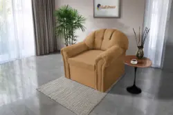 Alíz 1-es fotel okker