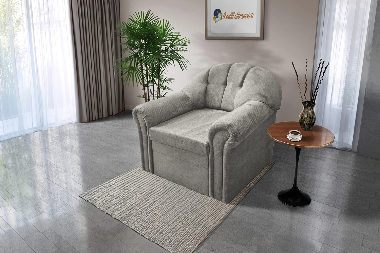 Alíz 1-es fotel ónszürke