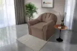 Alíz 1-es fotel pasztell taupe