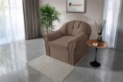 Alíz 1-es fotel pasztell taupe