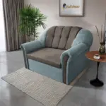 Alíz 2-es kanapé ágyazható csukaszürke és vakondszürke