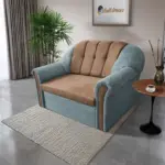 Alíz 2-es kanapé ágyazható csukaszürke és világos datolyabarna