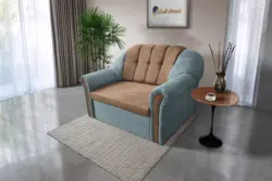 Alíz 2-es kanapé ágyazható csukaszürke és világos datolyabarna