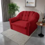 Alíz 2-es kanapé ágyazható japán karminvörös