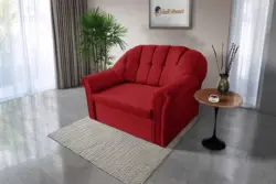 Alíz 2-es kanapé ágyazható japán karminvörös