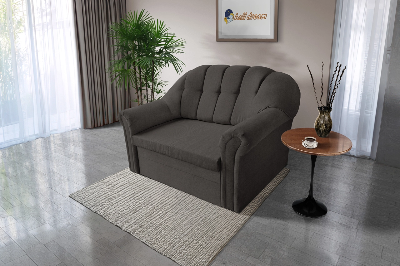 Alíz 2-es kanapé ágyazható kvarcszürke