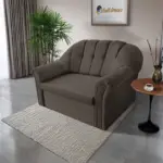 Alíz 2-es kanapé ágyazható mély földszürke