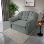 Alíz 2-es kanapé ágyazható óezüst