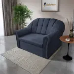 Alíz 2-es kanapé ágyazható sötét palakék