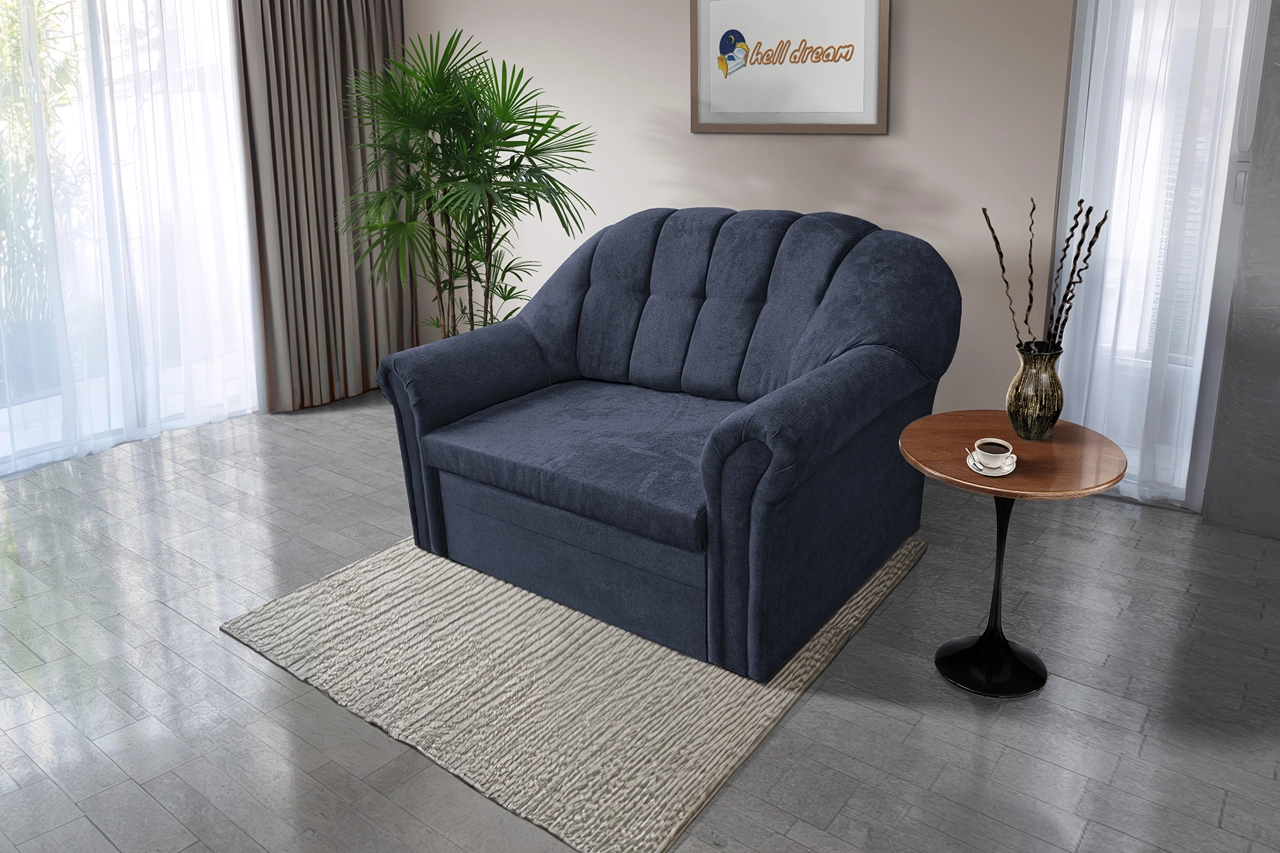 Alíz 2-es kanapé ágyazható sötét palakék Alíz 2-es kanapé ágyazható sötét palakék