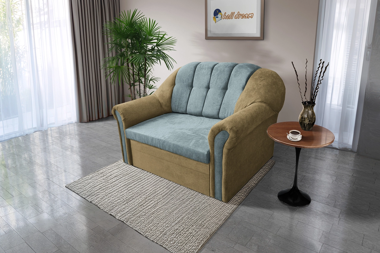 Alíz 2-es kanapé ágyazható sötét sivatagsárga és csukaszürke Alíz 2-es kanapé ágyazható sötét sivatagsárga és csukaszürke