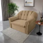 Alíz 2-es kanapé ágyazható világos fahéj