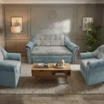 Alíz 3-1-1 ülőgarnitúra csukaszürke és ónszürke