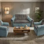 Alíz 3-1-1 ülőgarnitúra csukaszürke és vakondszürke