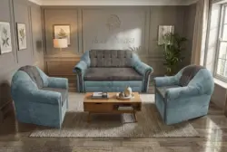 Alíz 3-1-1 ülőgarnitúra csukaszürke és vakondszürke