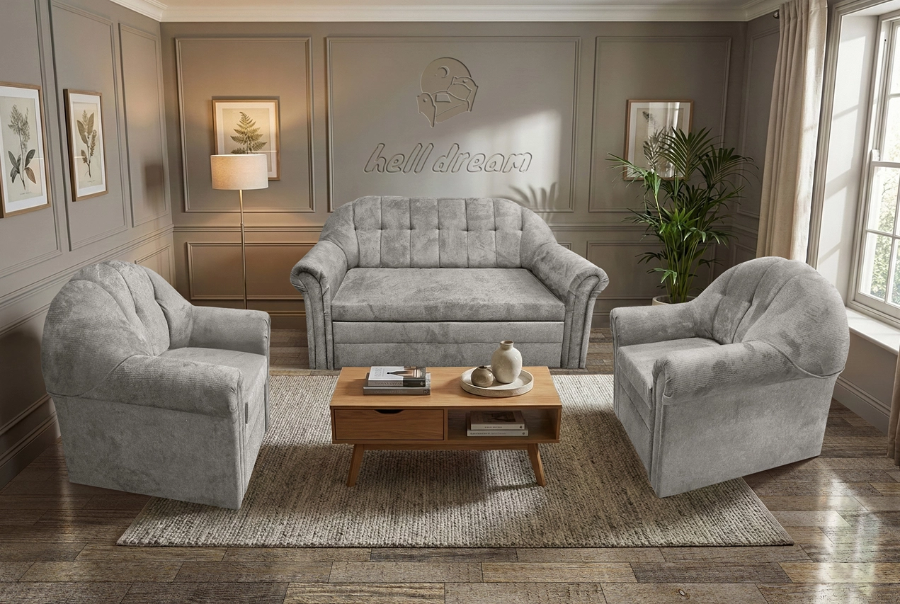 Alíz 3-1-1 ülőgarnitúra ónszürke