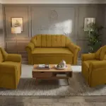 Alíz 3-1-1 ülőgarnitúra őszarany