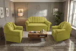 Alíz 3-1-1 ülőgarnitúra őszi levélzöld