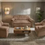 Alíz 3-1-1 ülőgarnitúra világos datolyabarna