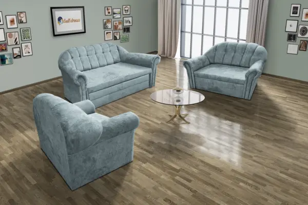 Alíz 3-2-1 ülőgarnitúra csukaszürke