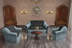 Alíz 3-2-1 ülőgarnitúra csukaszürke és bivalyfekete