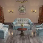 Alíz 3-2-1 ülőgarnitúra csukaszürke és ónszürke