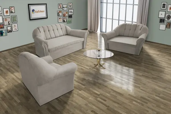 Alíz 3-2-1 ülőgarnitúra ezüst serlegszürke szenzációs színben - image 2