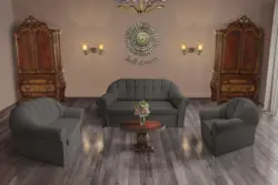 Alíz 3-2-1 ülőgarnitúra kvarcszürke