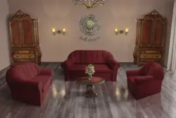 Alíz 3-2-1 ülőgarnitúra ódon borvörös