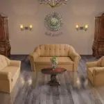 Alíz 3-2-1 ülőgarnitúra okker