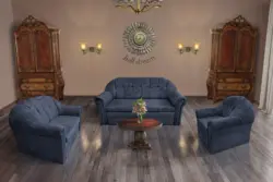 Alíz 3-2-1 ülőgarnitúra sötét palakék