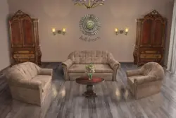 Alíz 3-2-1 ülőgarnitúra világos datolyabarna