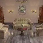 Alíz 3-2-1 ülőgarnitúra világos datolyabarna és sötét sivatagsárga