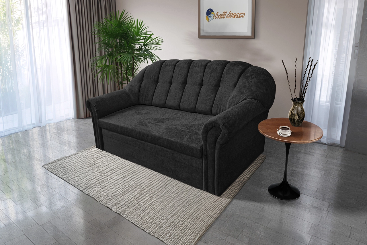 Alíz 3-as kanapé ágyazható bivalyfekete