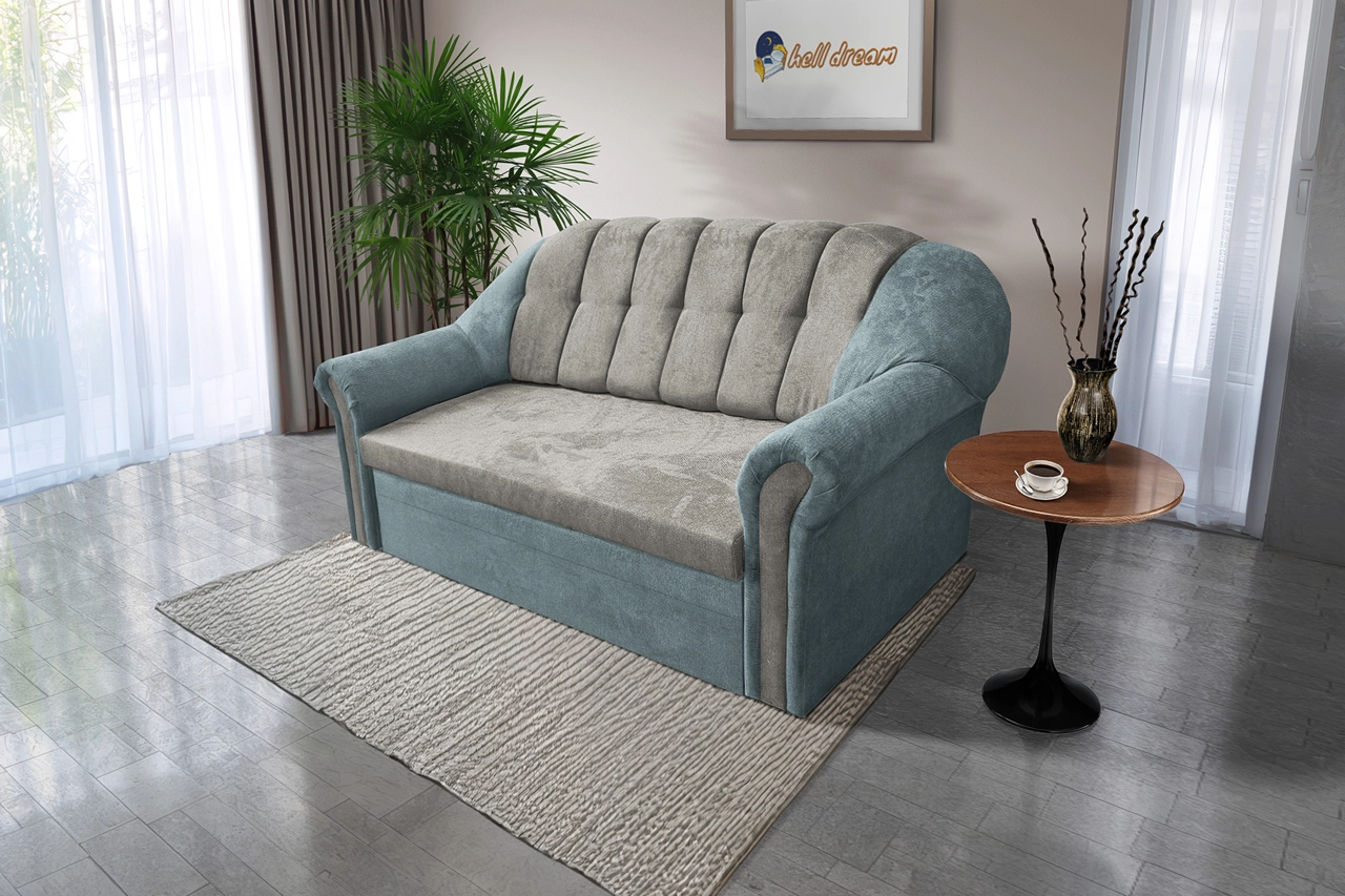 Alíz 3-as kanapé ágyazható csukaszürke és ónszürke