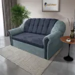 Alíz 3-as kanapé ágyazható csukaszürke és sötét palakék