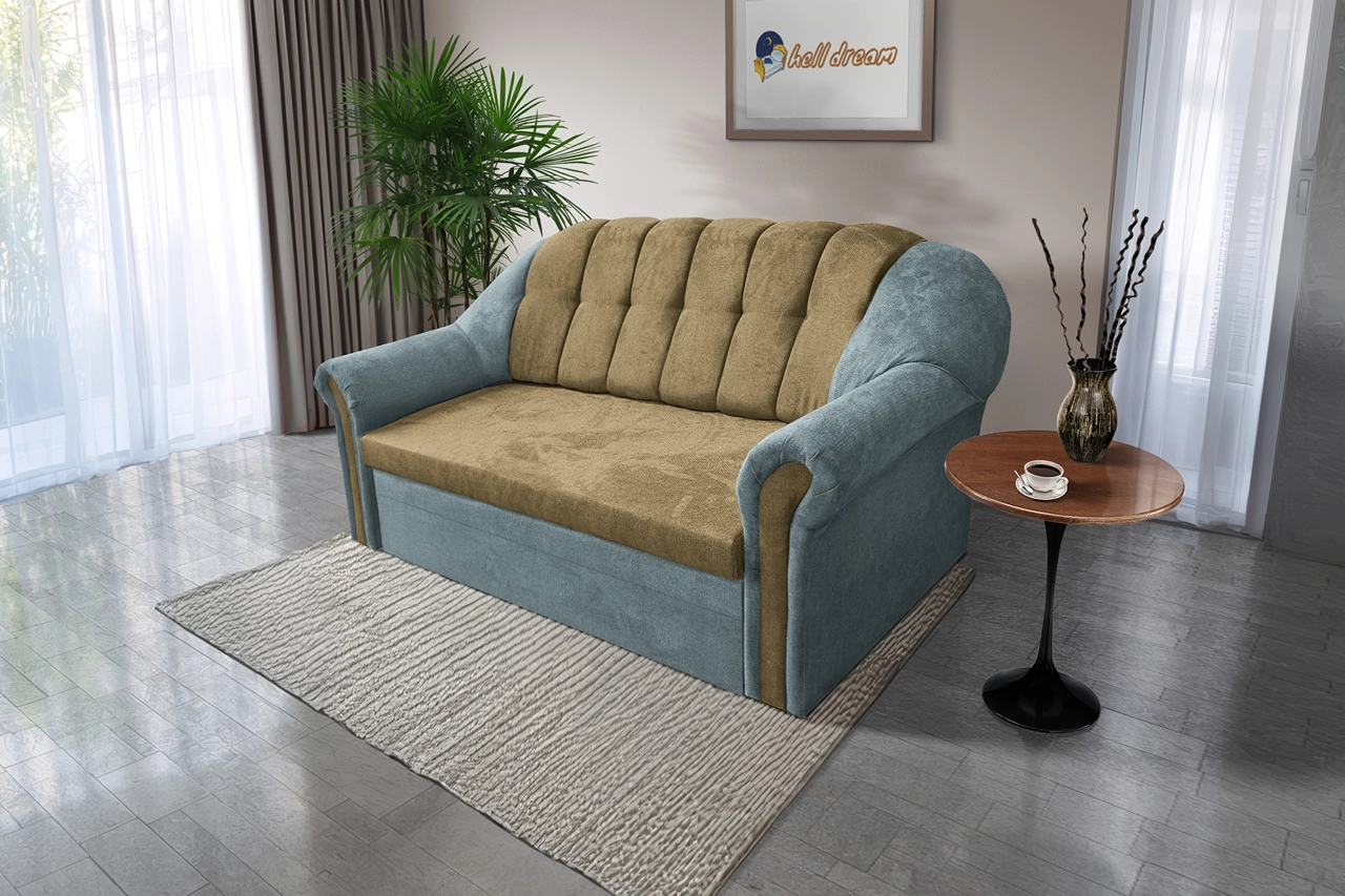 Alíz 3-as kanapé ágyazható csukaszürke és sötét sivatagsárga Alíz 3-as kanapé ágyazható csukaszürke és sötét sivatagsárga