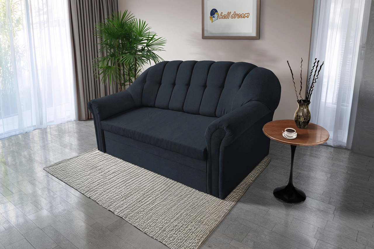 Alíz 3-as kanapé ágyazható ónix