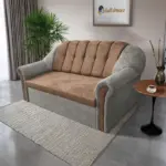 Alíz 3-as kanapé ágyazható ónszürke és világos datolyabarna