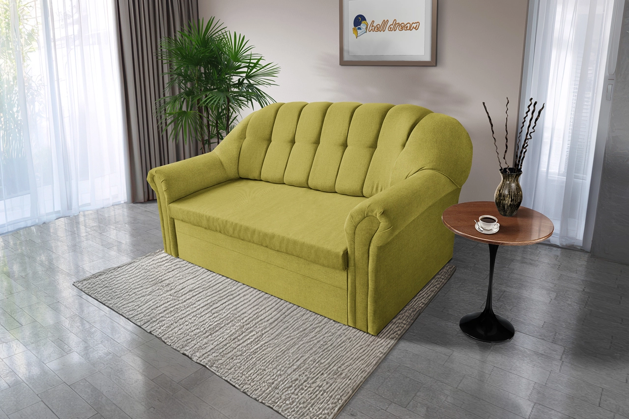 Alíz 3-as kanapé ágyazható őszi levélzöld