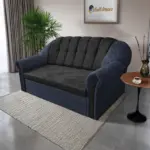 Alíz 3-as kanapé ágyazható sötét palakék és bivalyfekete